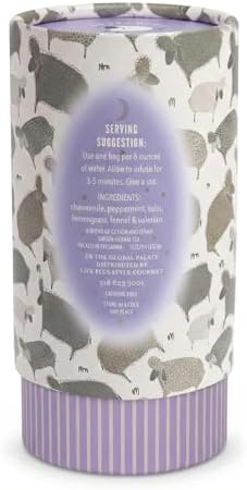 Life Plus Style Gourmet Sweet Dreams Herbal Tea Caffeine Free Chamomile Peppermint Fennel Blend Enjoy Hot or Iced 50 Tea Bags