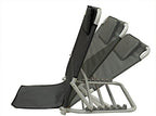 ObboMed® SM-5200G Adjustable Sit-up Back Rest for Orthopedic Neck, Head and Lumbar Support, Polyester, PVC & Chromed Steel Frame, Check, 22.5”*25.6”*19.7”, 1pc