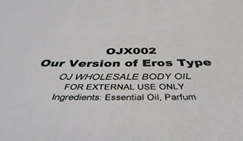 Premium Fragrance Body Oil (OJX002 Our Version of Eros Type, 1 oz.)
