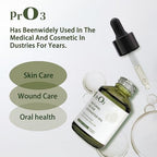 Fully Ozoneted Olive Oil-100% Pure Ozone Oil-1 OZ-Glass Dropper Bottle-Organic Natural for Skin Care Essence Oil- Rich in Reactive Oxygen.