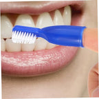MERRYHAPY 20pcs Mini Toothbrushes for Prison Use Extra Soft Prison Toothbrushes Finger Sleeve Portable