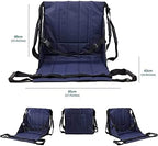 Patient Lift Sling, Emergency Wheelchair Transport Belt, Transfer Seat Pad Patient Lift Stair Slide Board Transfer, for Seniors, Handicap, Rehabilitation Aids for The Elderly and Patients