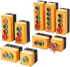 Button Switch Control Box Plastic Hand-held self-Start Button Waterproof Box Electrical Industrial Emergency Stop LA38 (Color : 3-04)