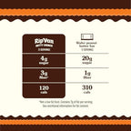 Rip Van Nutty Crunch Dark Chocolate Peanut Butter Wafer – Crispy Wafer Snack, Low Sugar, 120 Calories, Individually Wrapped - 16 Count