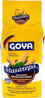 Goya Pre-Cooked White Corn Meal, 35.2 Ounce each, Pack of 2