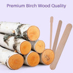 BLITZWAX Wax Kits with 120pcs Wooden Sticks for Hard Wax Hair Removal, Eyebrow Large and Small Applicators for Face, Body, and Lip, with 30 Wax Papers and Oils, Ideal for Women’s At-Home Waxing