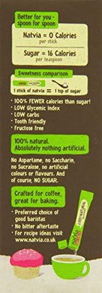 NATIVA Stevia Sweetener 80 Sticks, 160 GR