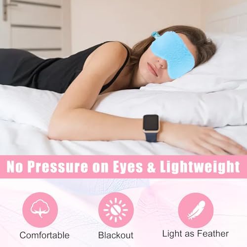 12Pcs Plush Eye Mask,Furry Sleep Masks,Soft Sleeping Blindfold with Elastic Strap & Satin Back,Faux Fur Eye Covers Night Eyeshade for Girls Women Sleep Travel Nap Sleeping,6 Colors