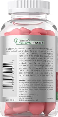 Horbäach Apple Cider Vinegar Gummies | 90 Count | Apple Flavor ACV Dietary Supplement for Adults | Vegan, Non-GMO & Gluten Free