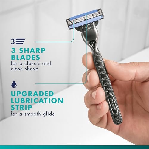 Mach3 Razor Refills for Men, 15 Razor Blade Refills
