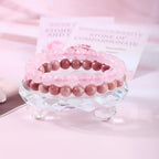 NCB 2.3-Piece 4mm Natural Crystal Gemstone Stretch Bracelets – Handmade Reiki Energy Healing Jewelry for Meditation,Yoga, Unisex
