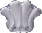 Aquasentials Inflatable Bath Pillow - Terry Cloth (White)