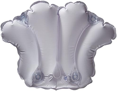 Aquasentials Inflatable Bath Pillow - Terry Cloth (White)