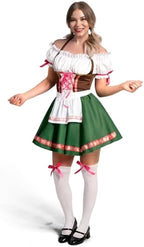 Spooktacular Creations Oktoberfest Outfits Women Costume, German Bavarian Dirndl Dress for Halloween Cosplay Beer Carnival