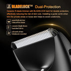 Body Hair Trimmer for Men, Electric Ball Trimmer with Ceramic Blade, Waterproof Pubic Groin Hair Trimmer for Mens Grooming Kit with LCD Display & Recharge Dock (Black)