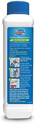 Glisten Dishwasher Magic Disinfectant & Cleaner Lemon 12 Oz (Pack of 2)