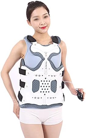 Lumbar Spine Orthosis Inflatable Thoracolumbar Fixed Spinal Brace Adjustable Thoracolumbar Fixation Brace Thoracic Orthosis Lumbar Support for Men Women Spine