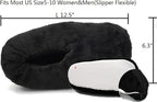 USB Heated Foot Warmers, Heating Slippers, Heating Pads for Feet Keep Warm, Indoor Home Winter (Grey, M)
