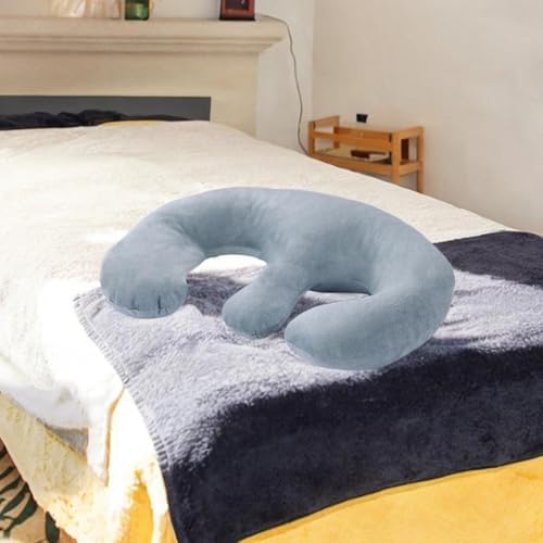 harayaa Beauty Salon Breast Pillow Chest Support Cushion Practical Massage Chest Cushion Breathable for Travel Dorm SPA Hotel Ladies, Gray