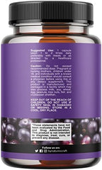 Acai Berry Supplement for Energy & Weight Goals - Immune Support Supplement with Antioxidant Benefits - 600 mg per Serving Acai Berry for Cognitive Health - Advanced Skin Care Support - 60 Count
