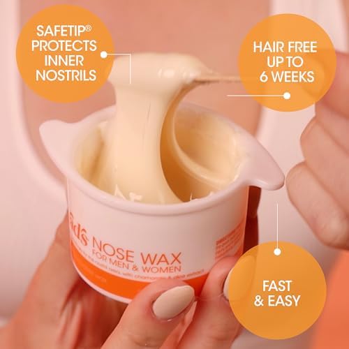 Nad's Nose Wax Kit for Men & Women - Waxing Kit for Quick & Easy Nose Hair Removal, 1 Count
