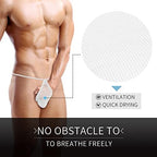 Men's Mesh See Through Thongs G-String T-Back Bikini Underwear