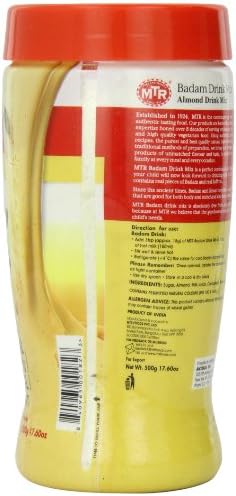 MTR Daily Favourites Badam Drink Mix (Almond Drink Mix), 500 grams