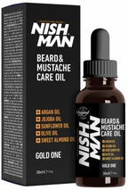nishman Beard oil with argan and jojoba oil, 30 ml