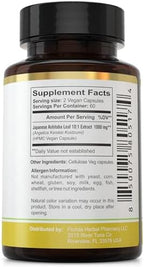 Florida Herbal Pharmacy, Japanese Ashitaba Leaf Extract Capsules 10:1 (120 Capsules) Two Months Supply