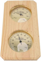 Yosoo Sauna Thermometer and Hygrometer 2 in 1 Wooden Hygrothermograph for Hotel Family Sauna Room