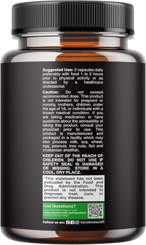 Horny Goat Weed for Men - Extra Strength Male Supplement with Black Maca Root, Tongkat Ali, Saw Palmetto & Panax Ginseng Extract for Stamina & Energy - 60 Count