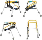 Walker, Lightweight Folding Cerebral Palsy Walker Child,with Padded Child Standing Frame,for Toddlers, Kids, Teens(Medium)