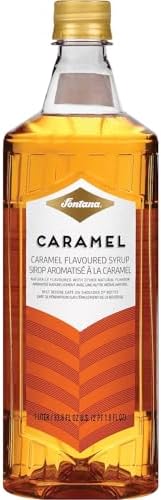 Fontana Caramel Flavored Coffee Syrup, 1 Liter (NES41271)