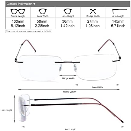 Progressive Multifocus Reading Glasses Anti UV Blue Light Readers Transition Lightweight Presbyopia for Men Women