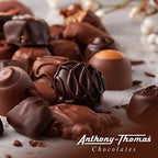 Anthony Thomas, Heart Shaped Box, Mother's Day Chocolates, Milk and Dark Chocolate, Soft Centers, Nuts, Toffee and Caramels, Gift Box, 32 Pieces (14 oz, Milk and Dark)