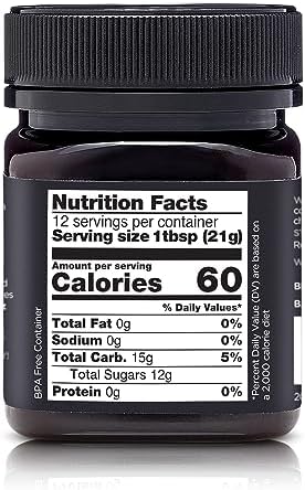 Kiva Raw Manuka Honey - Certified UMF 15+, MGO 514+ 100% Pure Genuine New Zealand, Non-GMO, Traceable (8.8oz/250g Bottle)