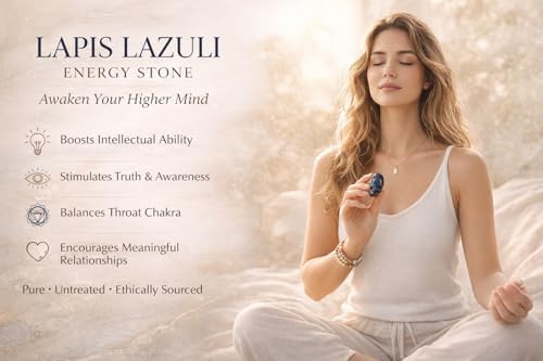 Lapis Lazuli Crystal Chips 100g – Natural Tumbled Polished Blue Gemstone Stones for Jewelry Making, Reiki Healing, Third Eye & Throat Chakra, Resin Art, Aquarium Gravel & Home Décor – Bombay Crystals