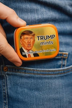 Trump Make Breath Fresh Again Mints - Trump Gag Gifts - Clinton Trump Election 2016 - Donald Trump Gifts - Peppermint Breath Mints - Funny Mint Tins by Gears Out