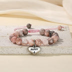 MIXJOY Happy Birthday Gifts for Women, Birthday Braided Beads Bracelet Gifts for Turning Age Daughter Granddaughter Niece