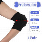1 Pair Volleyball Elbow Pads, Arm Brace Pads Elbow Protector Strap Support Fitness Arm Protector Compression Breathable with Padded for Men and Women (Black, S, Suitable weight:110-176lb)