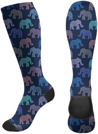 Computer Nerd Circuit Board CPU Socks For Women & Men Support Circulation For Nurse, Travel, Flight