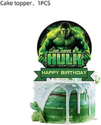 25pcs Hulk Cake Toppers Cupcake Toppers Cake Decorations,Hulk Birthday Party Supplies Decorations (4)