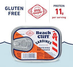 Beach Cliff Wild Caught Sardines in Louisiana Hot Sauce, 3.75 oz Can (Pack of 12) - 14g Protein per Serving - Gluten Free, Keto Friendly - Great for Pasta & Seafood Recipes