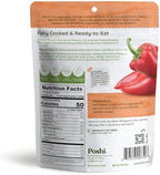 POSHI Flame Roasted Red Peppers in Extra Virgin Olive Oil Natural, Keto, Vegan, Non GMO, Low Carb + Calorie, Gluten Free, Ready to Eat, Fully Cooked Vegetables, Pentry Food, Gourmet, 6 Pack, 5.4 oz