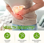 HerbOLITHIC Artichoke Extract Liver Health Tea bag, 6-in-1 Herbal Tea for Detox Cleanse Support w/Milk Thistle Burdock Bupleurum. Ultra-concentrated, Caffeine Free, 30 Individually Wrapped Bags