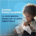 Scottex Clean Complete Space Saving Toilet Paper (Pack of 64)