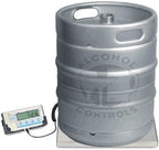 Keg Scale - Your Tired of The Shake and Guess Method of Trying to Determine How Much Beer is in a keg. Use This Portable Package Scale to weigh Beer Kegs and Eliminate The Guesswork.