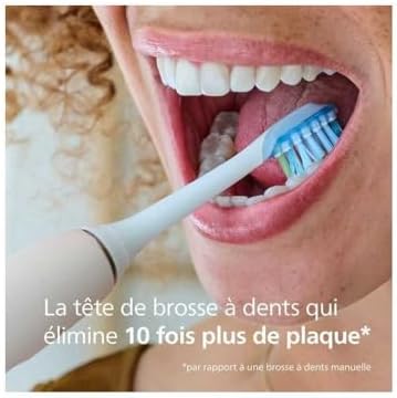 Philips Sonicare C3 Premium Plaque Defence Original Replacement Toothbrush Heads, White, 4-Pack, HX9044/87