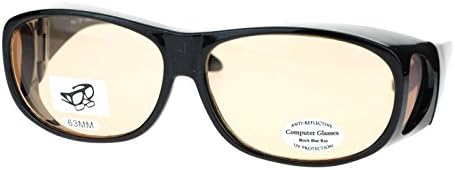 Fit Over 63mm UV Vision Protection Anti Reflective Blue Light Computer Glasses