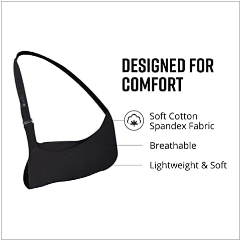 Joslin Ultimate Arm Sling� Supports Weight of Arm Evenly to Eliminate Pressure Points While Dramatically Reducing Neck Fatigue, Made of Soft Breathable Cotton Spandex Fabric, Goliath Sling